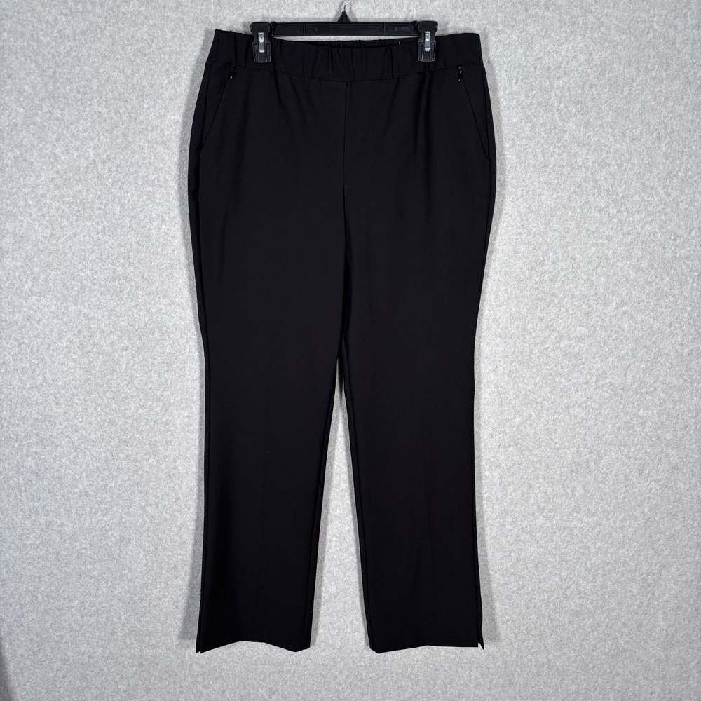 Lane Bryant Pants Size 14 Stretch Pockets Pull On Nylon Performance Dress Career